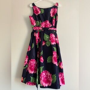 Jessica Howard Pink Scoop Neck A-Line Dress